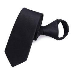 Zipper necktie Polyester Birthday Graduation Gifting Idea Adjustable Pre-Tied Neckwear