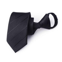 Zipper necktie Polyester Birthday Graduation Gifting Idea Adjustable Pre-Tied Neckwear