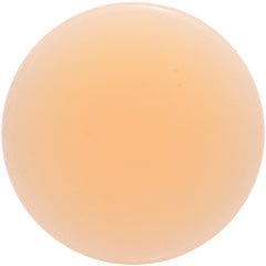 0G Flesh Tone Light Peach Solid UV Acrylic Saddle Plug Set