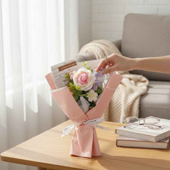 Rose Crochet Bouquet Romantic Gift for Girlfriend