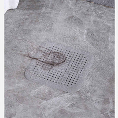 Silicone Drain Hair Catcher – Square Sink Strainer with Suction