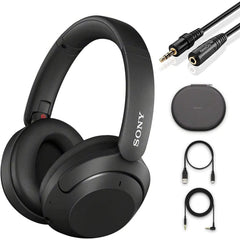 Sony Wireless Noise Cancelling Headphones WH-XB910N Bluetooth Headset + NeeGo 3.5mm Extension (Refurbished)
