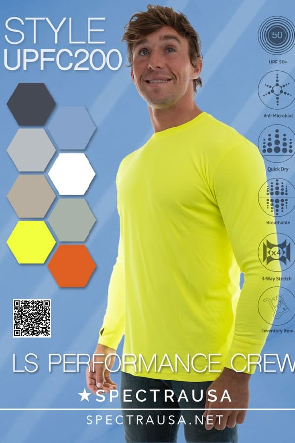 UPF 50 Performance Long-Sleeve Crew