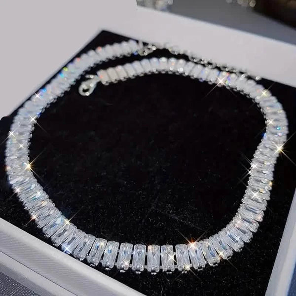 Stylish Charming Thick Tennis High Quality Sparkling Women's Jewelry