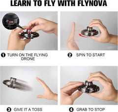 Rechargeable UFO Flying Spinner Drone Plastic Fidget Spinner Toy