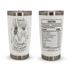 Unique Sister Gift 20oz Insulated Stainless Steel Travel Tumbler