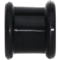 00G Flexible Black Silicone Double Flare Tunnel Plug Set